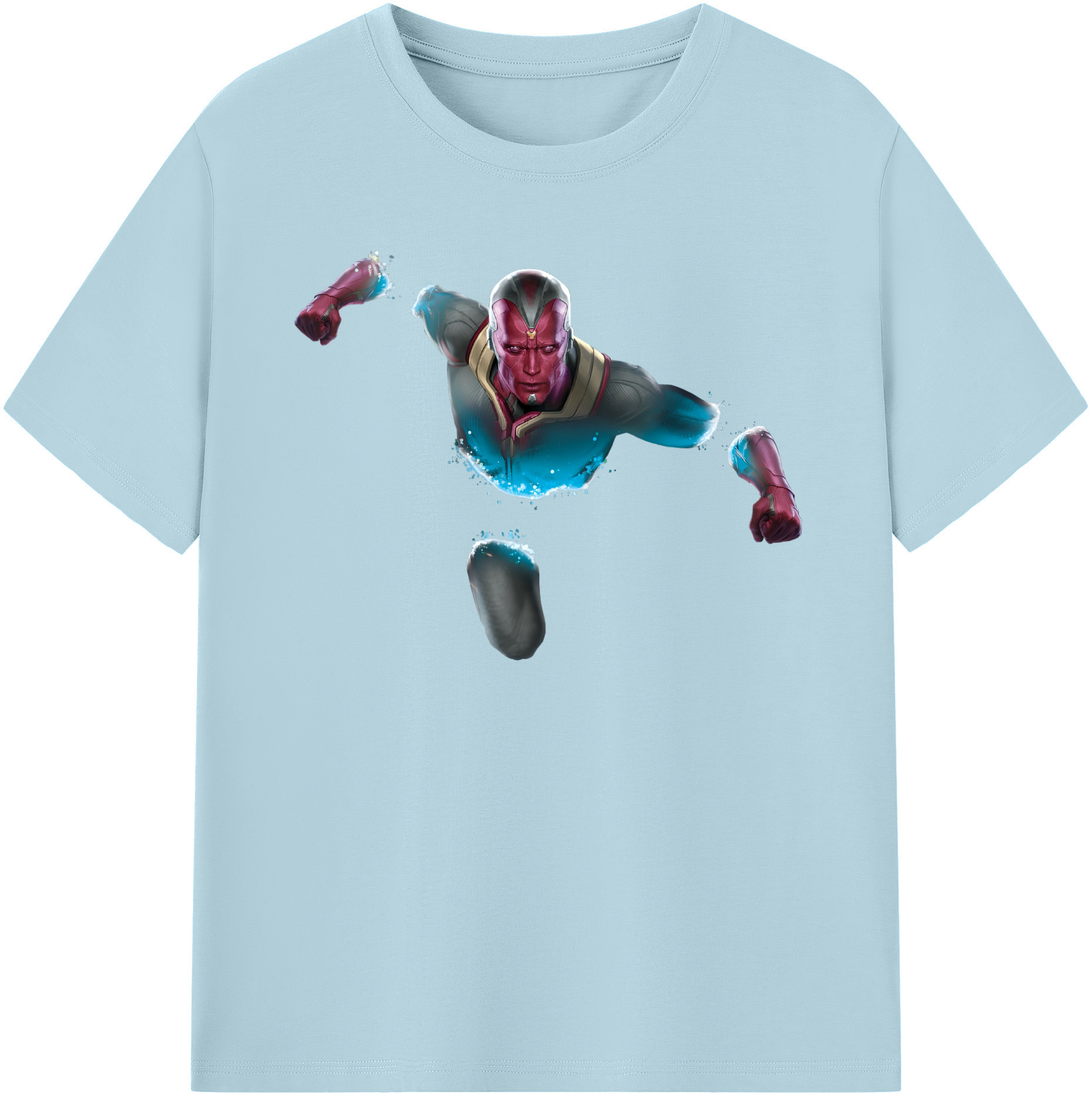 （画像用） アベンジャーズ The Avengers 綿100％半袖Tシャツ（フロントプリント）